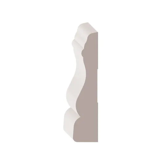 MDF Pré-peint 2 3/4 x 5/8 x 14' Colonial