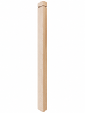 Demi-Poteau de Bois Franc
