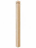 Poteaux de bois franc 3 1/2 x 3 1/2 x 48po