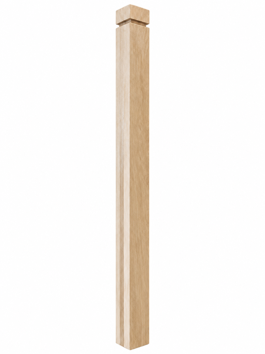 Poteaux de bois franc 3 1/2 x 3 1/2 x 48po