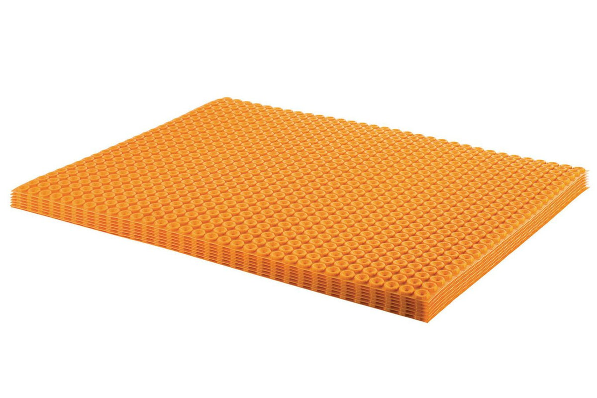 Schluter DITRA-HEAT Membrane de désolidarisation en feuille pour plancher chauffant 2' 7-3/8" x 3' 2-5/8" - 5.5 mm (8.4 pi²)
