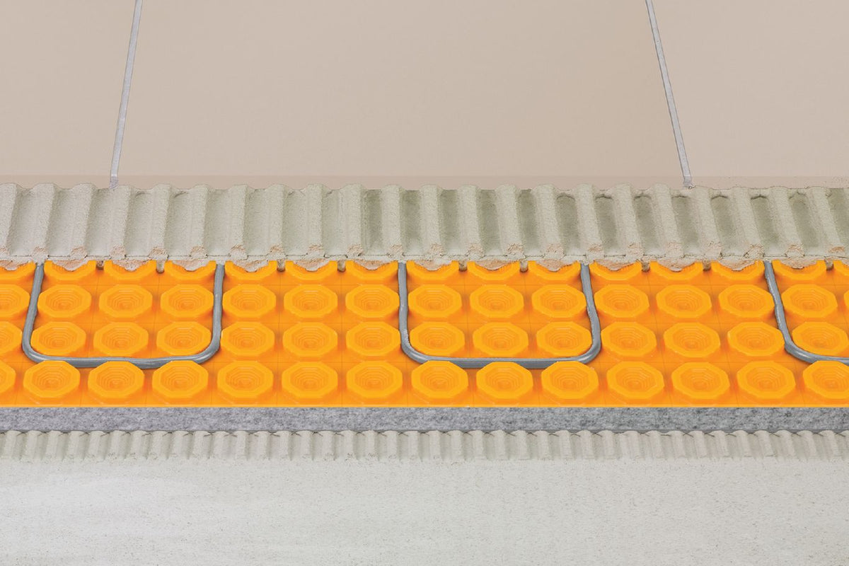 Schluter DITRA-HEAT-DUO Membrane de désolidarisation avec rupture thermique en feuille pour plancher chauffant 2' 7-3/8" x 3' 2-5/8" - 8 mm (8.4 pi²)