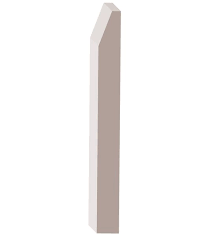MDF Pré-peint 4 3/4 x 1/2 x 16' Zen